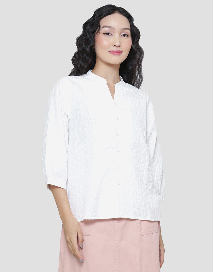 Triset Ladies Texture Blouse Wanita