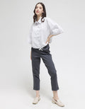 Triset Ladies Plain Basic Blouse Wanita