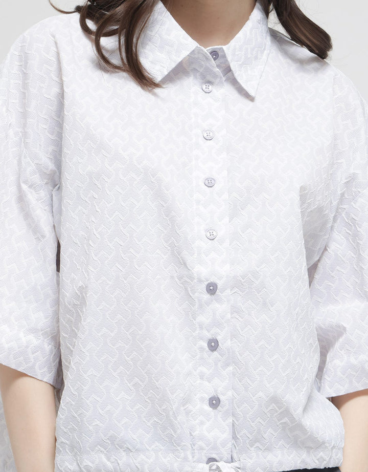 Triset Ladies Plain Basic Blouse Wanita