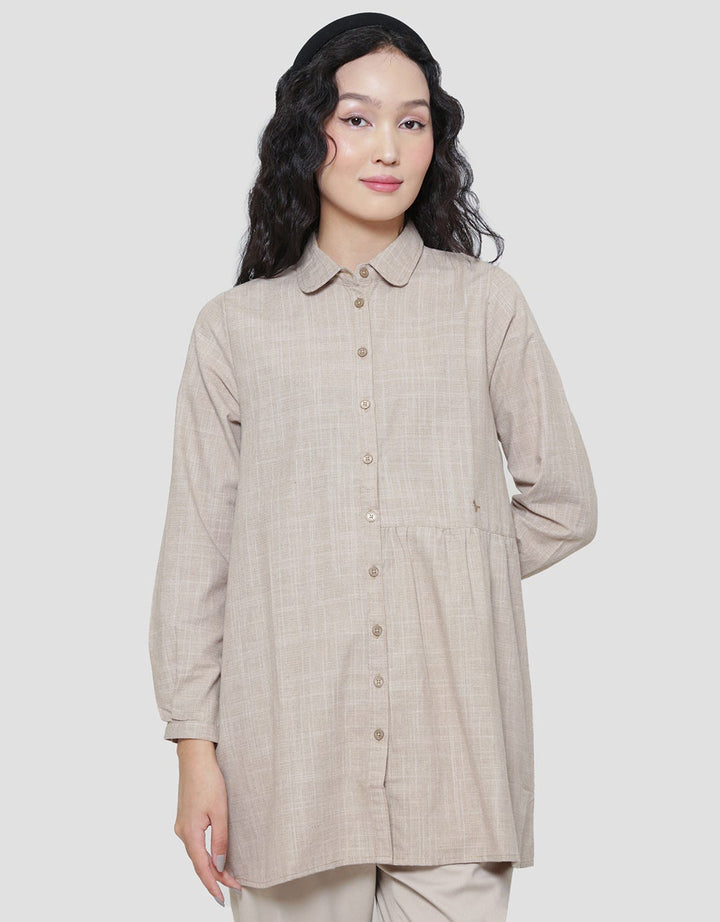 Triset Ladies Basic Plain Blouse Women