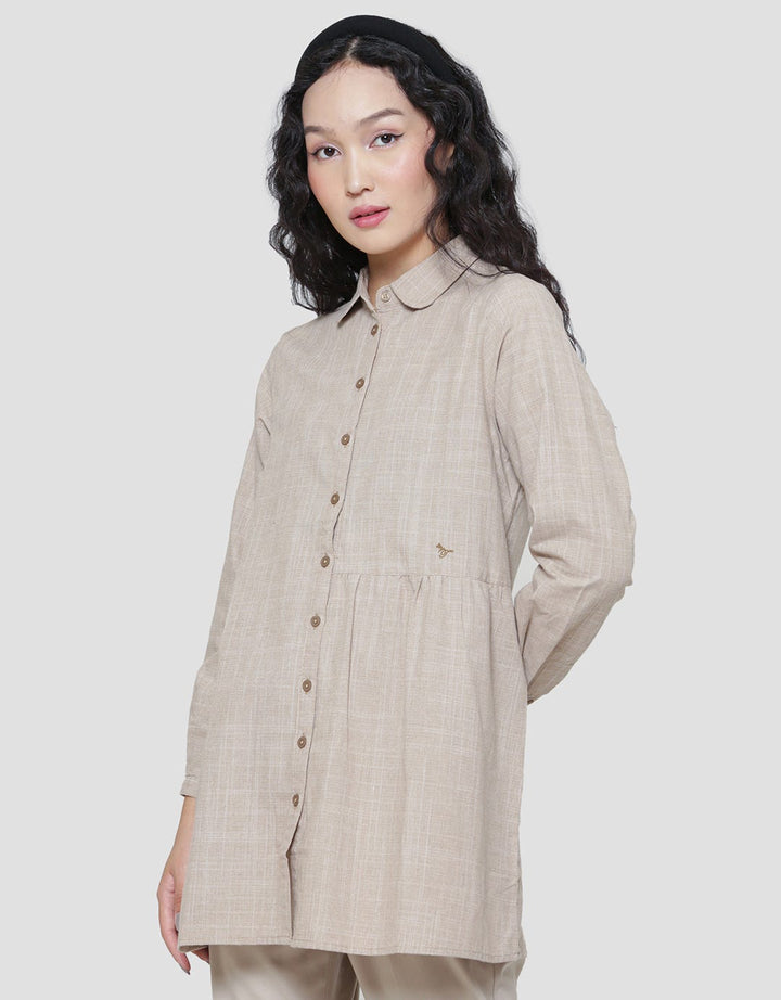 Triset Ladies Basic Plain Blouse Women