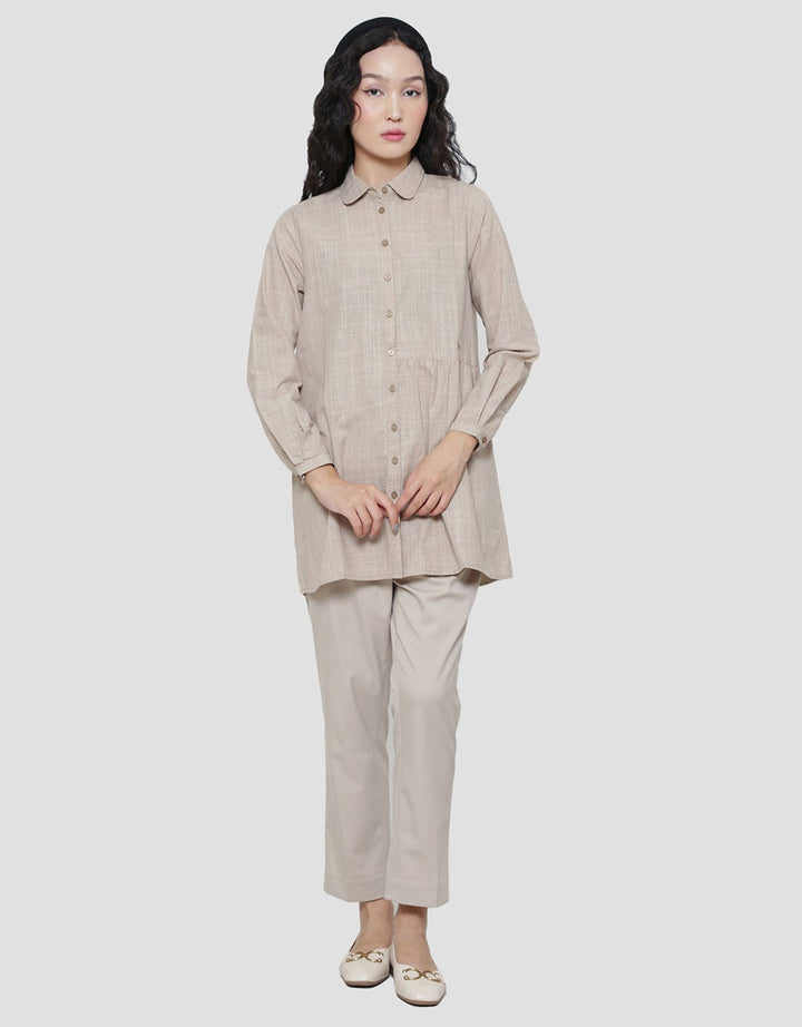 Triset Ladies Basic Plain Blouse Women
