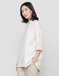 Triset Ladies Plain Casual Blouse Wanita