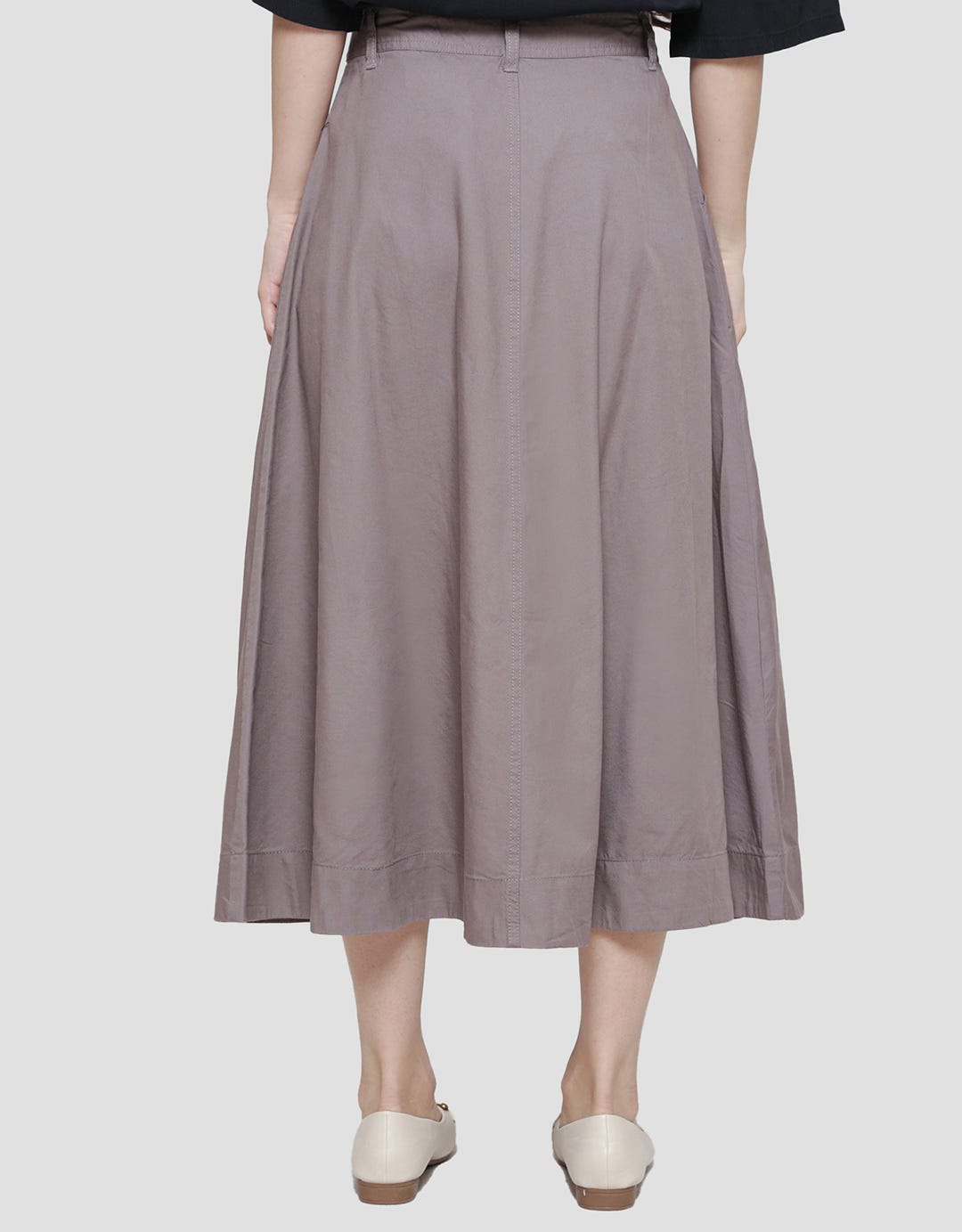 Triset Casual Full Button Women's Skirt