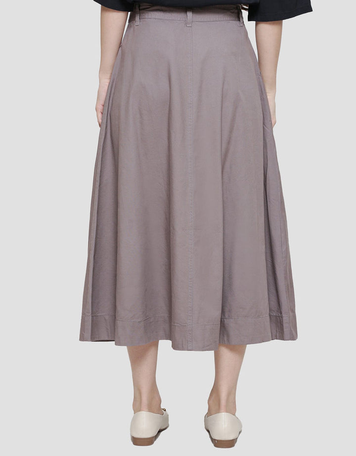 Triset Casual Full Button Women's Skirt