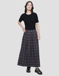Triset Casual Cheked Women's Skirt