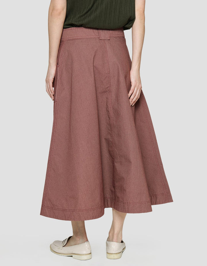 Triset Casual Skirts With Button And Pocket 02