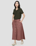 Triset Casual Skirts With Button And Pocket 02