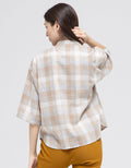 Triset Casual Blouse Print Check