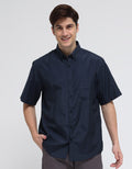 Cole Short Sleeve Shirt Regular Texture Small Dot