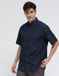 Cole Short Sleeve Shirt Regular Texture Small Dot