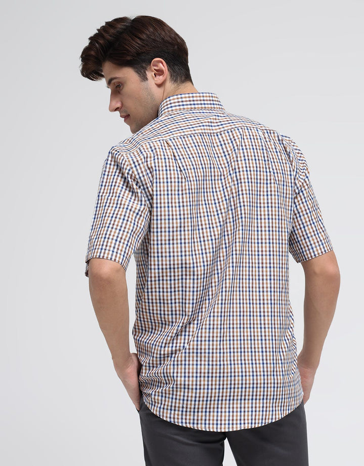 Cole Short Sleeve Shirt Regular Check Small