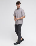 Cole Short Sleeve Shirt Regular Check Small