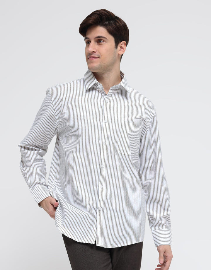 Cole Long Sleeve Shirt Regular Stripe