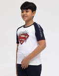 Character T-Shirt Superman 85 Logo Raglan