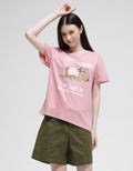 Nevada Not Lazy Print Kaos Wanita
