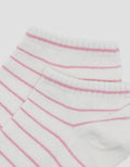 Nevada Stripe Print Kaus Kaki Ankle Remaja