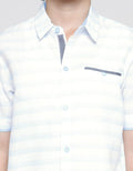 Little M Short Sleeve Shirt Bahan Stripe Zara