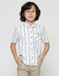 Little M Short Sleeve Shirt Bahan Kotak Pito