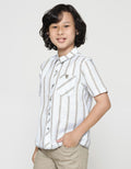 Little M Short Sleeve Shirt Bahan Kotak Pito