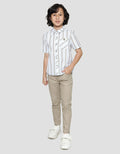 Little M Short Sleeve Shirt Bahan Kotak Pito