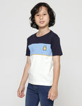 Little M Piping Embro Kaos Anak Laki-laki
