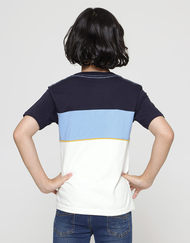Little M Piping Embro Kaos Anak Laki-laki