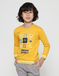 Little M Sweat-Shirt Aplikasi Monster