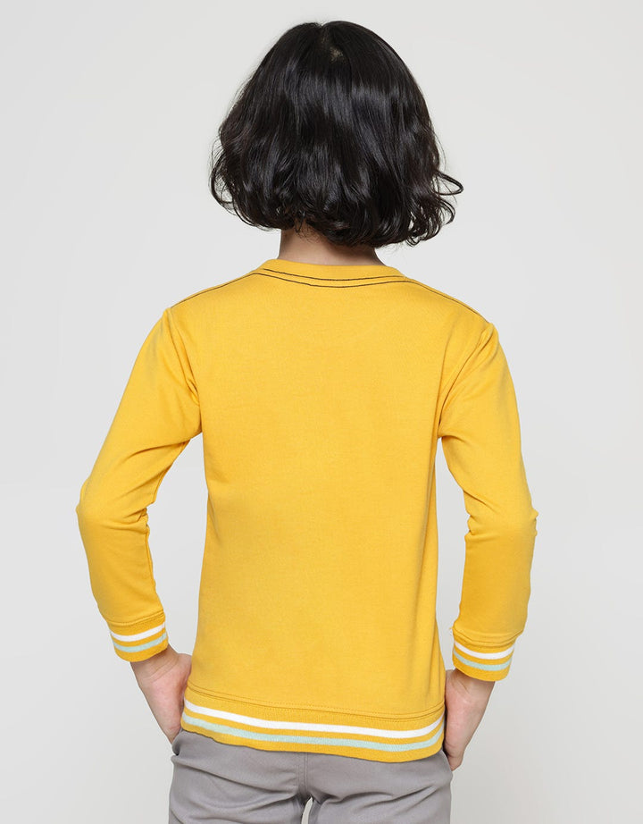 Little M Sweat-Shirt Aplikasi Monster