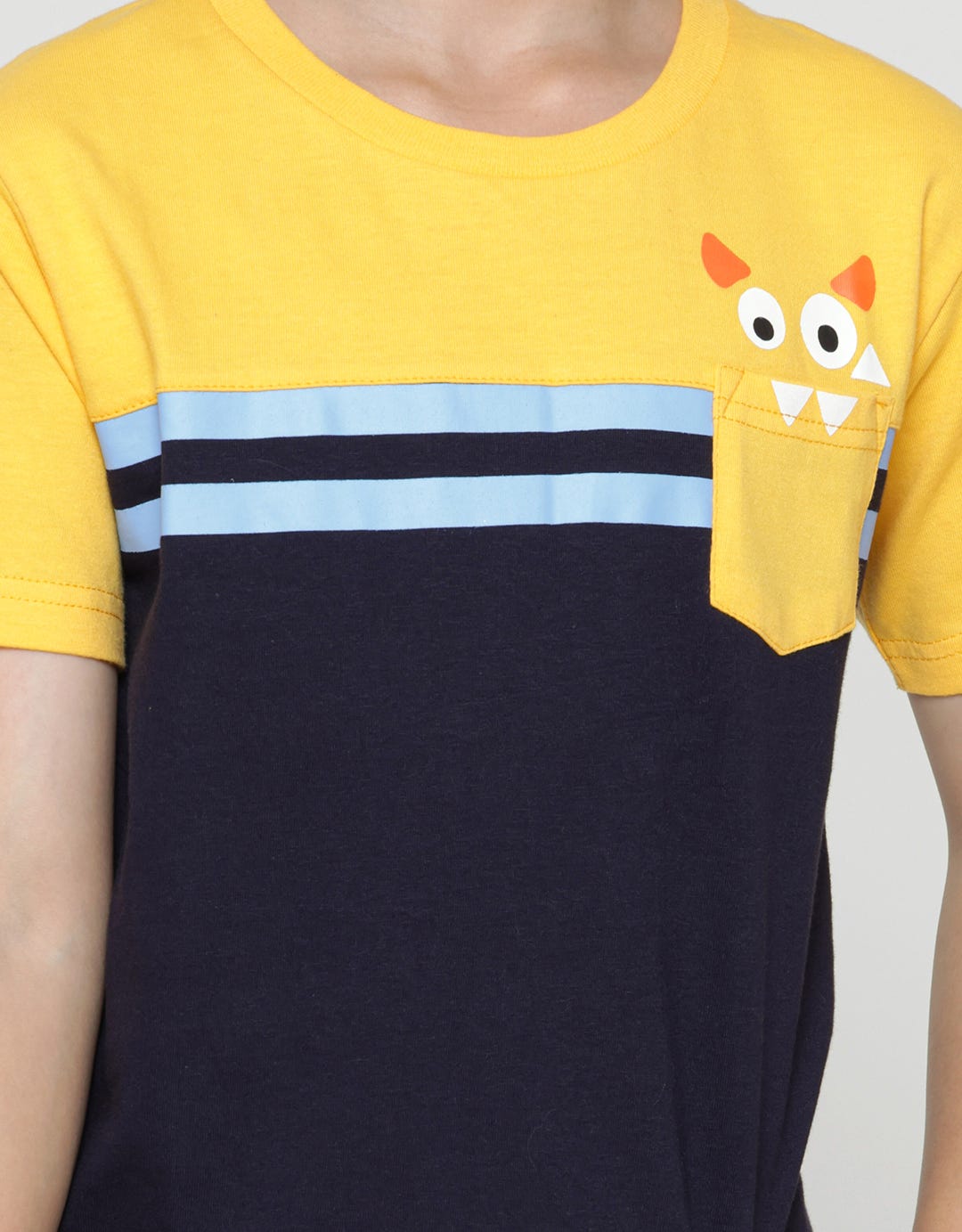 Little M Monster Pocket Kaos Anak Laki-laki