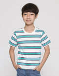 Little M Stripe Yarndyed Boys T-Shirt