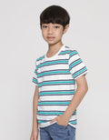 Little M Stripe Yarndyed Boys T-Shirt