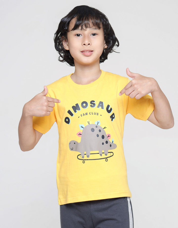 Little M Short Sleeve T-Shirt Print Dinosaur