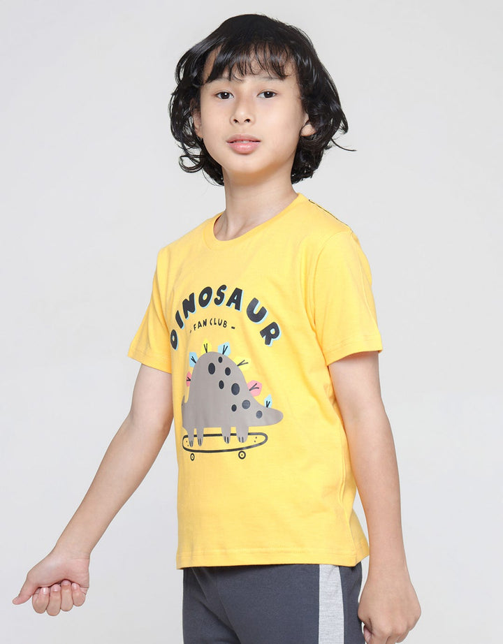 Little M Short Sleeve T-Shirt Print Dinosaur