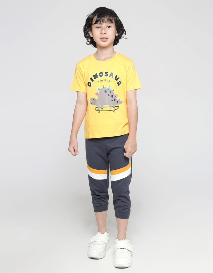Little M Short Sleeve T-Shirt Print Dinosaur