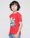 Little M Animal Car Kaos Anak Laki-laki