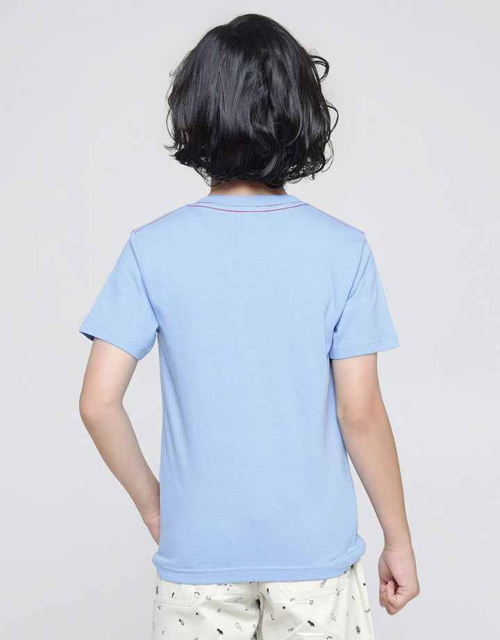 Little M Robot Shark Kaos Anak Laki-laki