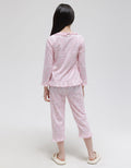 Kidz Too Top-Bottom Set Piyama Depan Little Flower