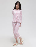 Kidz Too Top-Bottom Set Piyama Depan Little Flower
