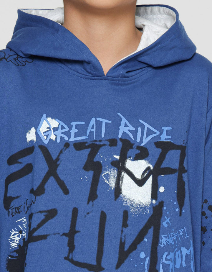 Aero Sweater Hoodie Extra Fun Great Ride Anak Laki-laki