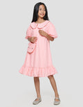 Sweet Miss Lengan Balon Bunny Dress Anak Perempuan