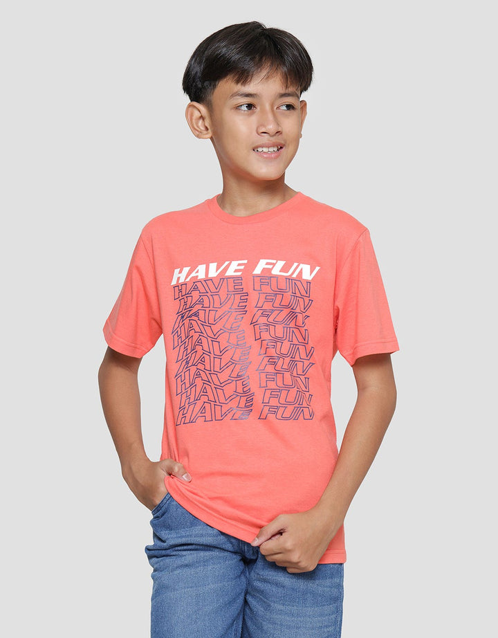 Nevada Have Fun Print Boys T-Shirt