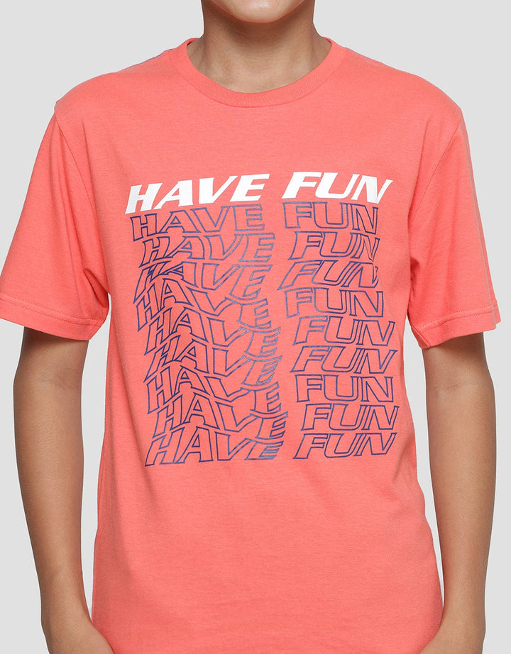 Nevada Have Fun Print Boys T-Shirt