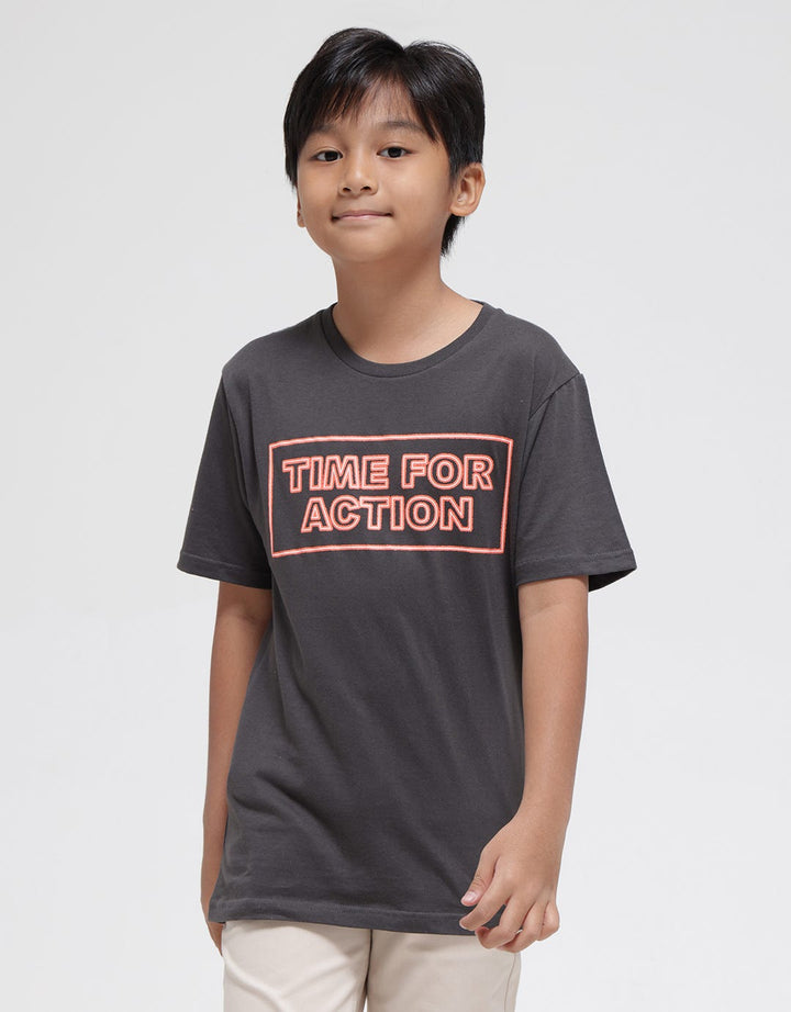 Nevada Time For Action Kaos Anak Laki-laki