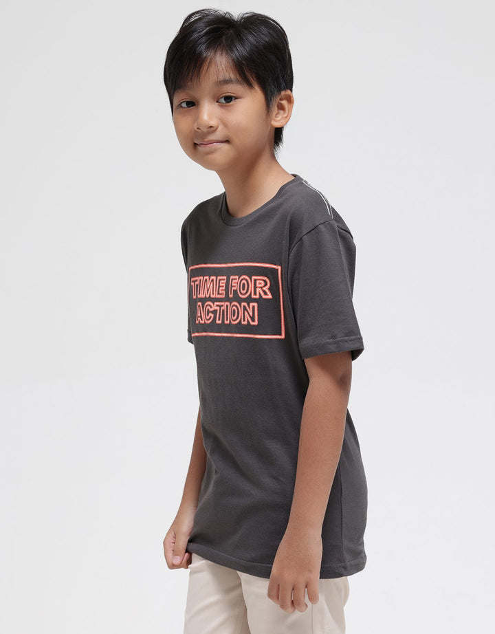 Nevada Time For Action Kaos Anak Laki-laki