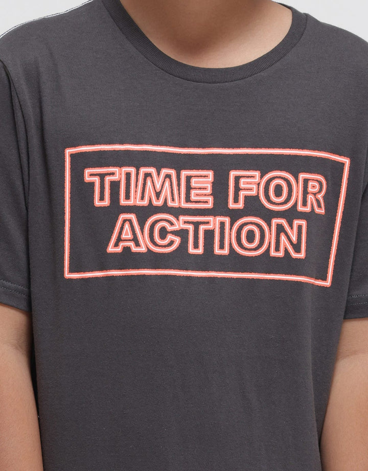 Nevada Time For Action Kaos Anak Laki-laki