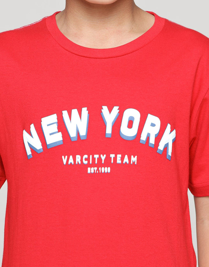 Nevada Short Sleeve T-Shirt Print Newyork
