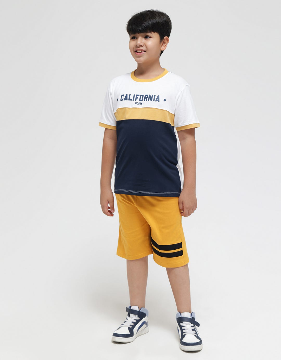 Nevada Short Pants Knit Stripe Left