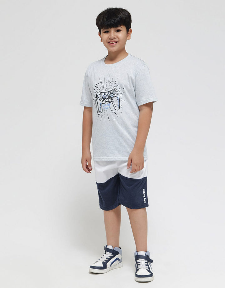 Nevada Short Pants Knit Sj Cns Color Block Stay Awake