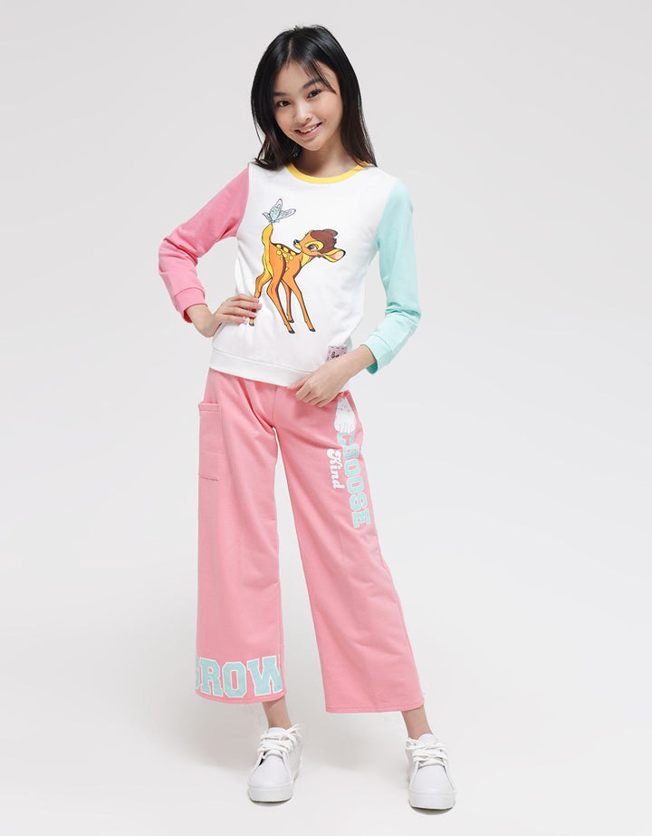 Disney Sweatshirt Clr Block Bambi